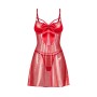 Babydoll transparent légèrement scintillant