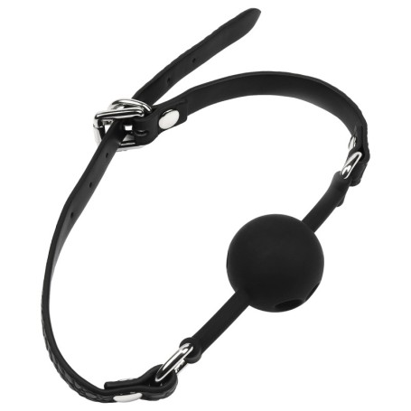 Bâillon-boule silicone Croco Feros Avanza
