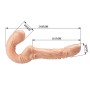 Gode double Emma diamètre 3,4 et 4 cm