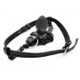 Harnais de maintien cuir pour plug anal Mister B