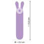 Mini vibro Cuties violet Soft Touch format compact