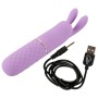 Vibrateur clitoris Cuties Lapin Violet rechargeable