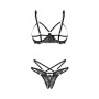 Soutien-gorge ouvert et string Matildea