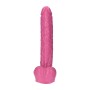 Gode réaliste rose avec ventouse