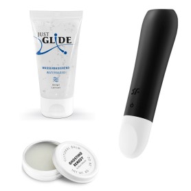 Pack découverte plaisir féminin avec Satisfyer Bullet 1, lubrifiant et baume Bijoux Indiscrets
