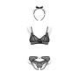 Costume maid avec string ouvert