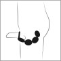 Chapelet anal vibrant silicone ANOS avec anneau