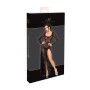 Robe longue transparente manches longues