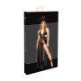 Robe longue fendue Do not Disturb F412 - Noir Handmade
