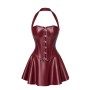 Mini robe corset Dark Romance F397 - Noir Handmade