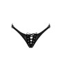 String lacé Do Not Disturb F413 - Noir Handmade