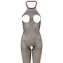 Catsuit noir poitrine ouverte