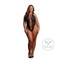 Body noir ajouré XXL 5XL