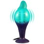 Gode anal gonflable silicone vert