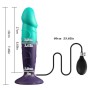 Gode Anal Gonflable en Silicone Vert 10 cm