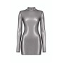 Mini robe manches longues Moondust F431 - Noir Handmade