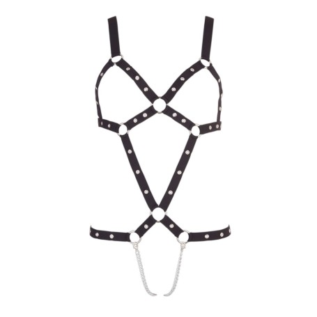 Harnais Corps Bondage Bad Kitty Noir