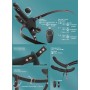 Gode ceinture femme triple vibration