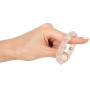 Anneau pénien en silicone extensible transparent