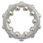 Anneau pénien silicone transparent à picots