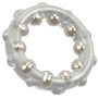 Cock ring transparent Rebel avec billes métalliques