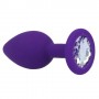 Plug Anal Shelki Silicone Bijou Blanc