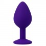 Plug Anal Shelki Silicone Bijou Blanc