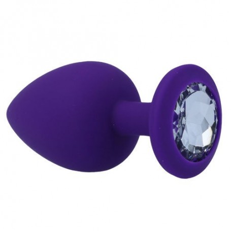 Plug Anal Shelki Silicone Bijou Blanc