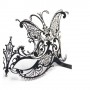 Masque Libertin Métal Noir Papillon Bc12