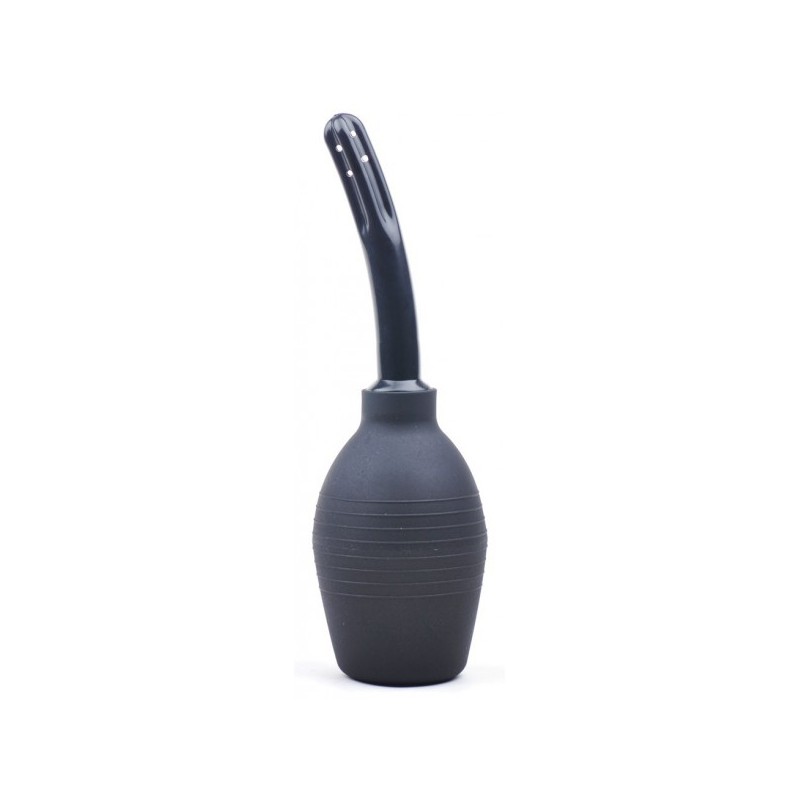 Poire à Lavement Anal - Tube 360° 13 Cm - Hygiène Intime Unisexe - Noir - Neuf