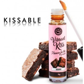 Gloss Vibrant Kiss Pleasure for Two Love Brownie